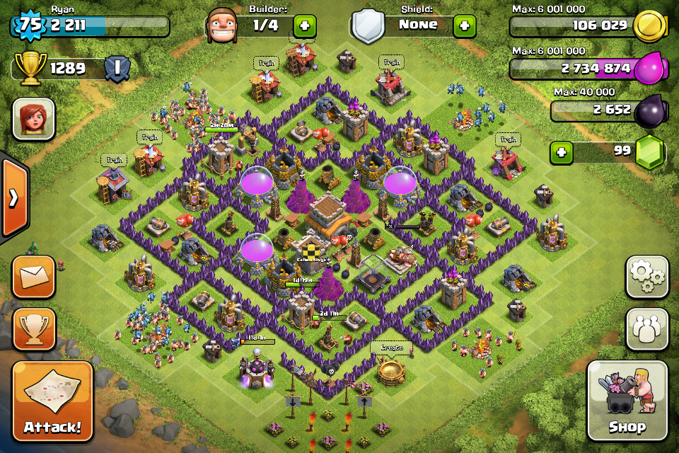 Clash of clans Website By Cheif.Seth! Clash on! - Welcome